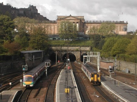 Edinburgh Scotland Train