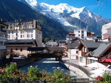 Chamonix Rhone Alps France - Mont Blanc River